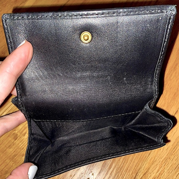 Coach Black and Gold Wallet - Picture 6 of 6